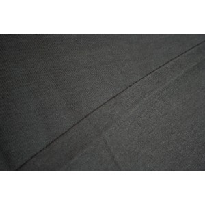 10cm Bio-Stretchjersey uni schlammgrau Birch Fabrics    (Grundpreis € 19,00/m)